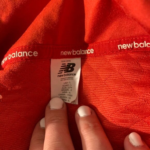 New Balance zip-up quilted jacket - size Large, Red - Picture 4 of 6